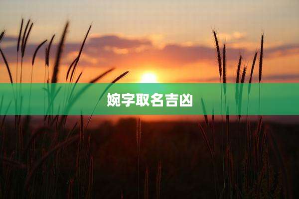 婉字取名吉凶