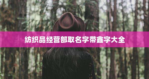 纺织品经营部取名字带鑫字大全