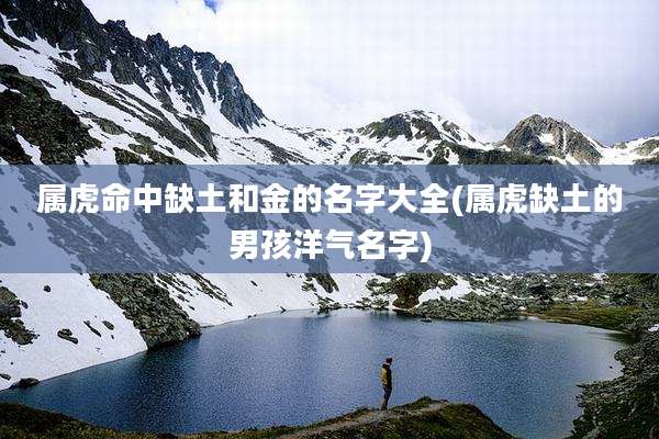 属虎命中缺土和金的名字大全(属虎缺土的男孩洋气名字)