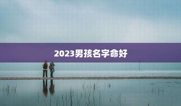 2023男孩名字命好