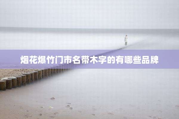 烟花爆竹门市名带木字的有哪些品牌