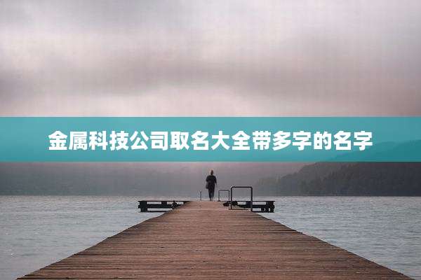 金属科技公司取名大全带多字的名字
