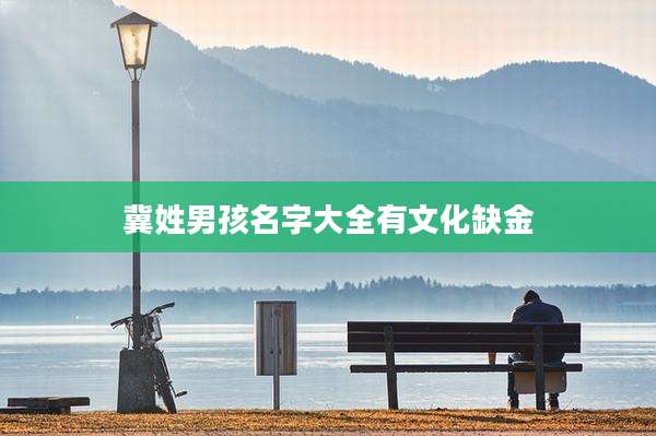 冀姓男孩名字大全有文化缺金