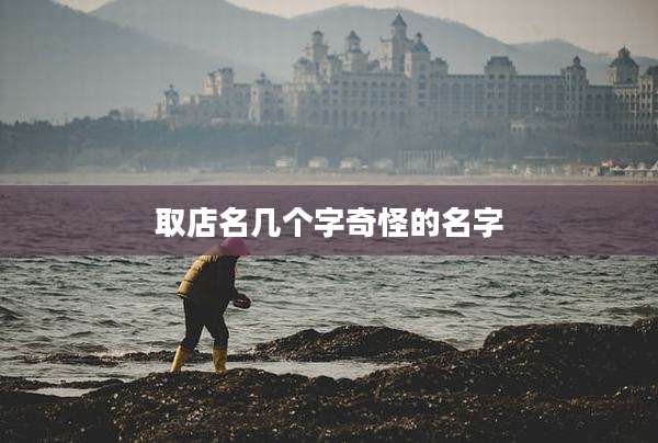 取店名几个字奇怪的名字