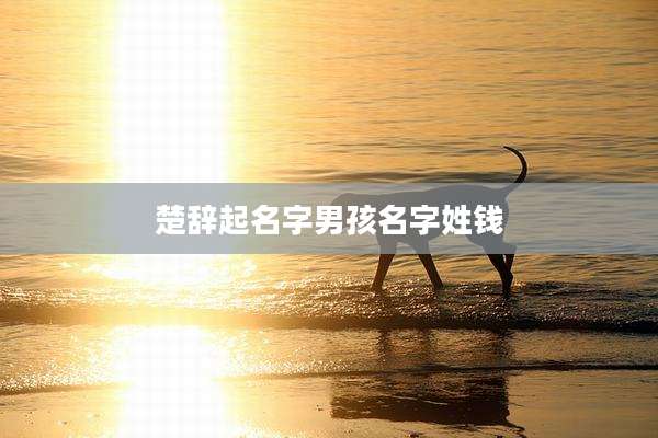 楚辞起名字男孩名字姓钱