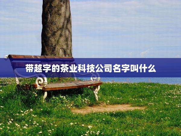 带越字的茶业科技公司名字叫什么