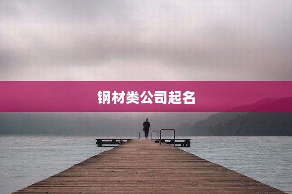 钢材类公司起名