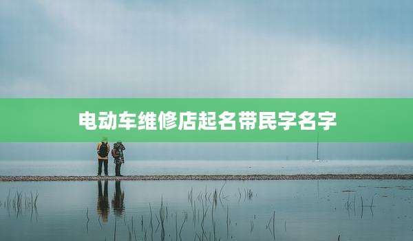 电动车维修店起名带民字名字