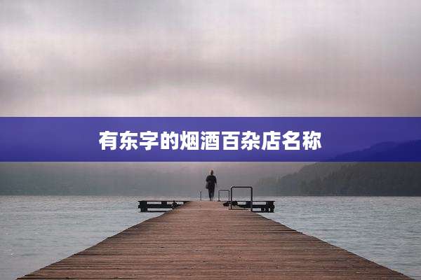 有东字的烟酒百杂店名称