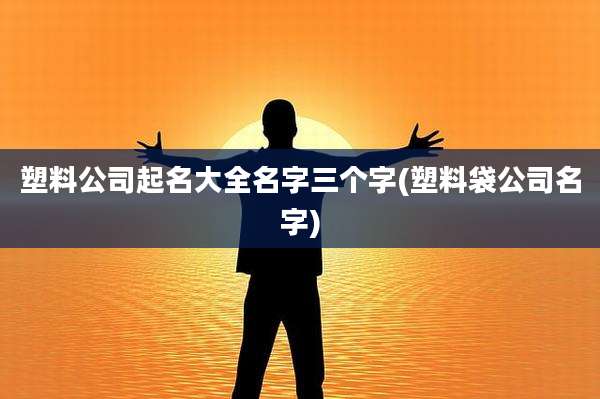 塑料公司起名大全名字三个字(塑料袋公司名字)
