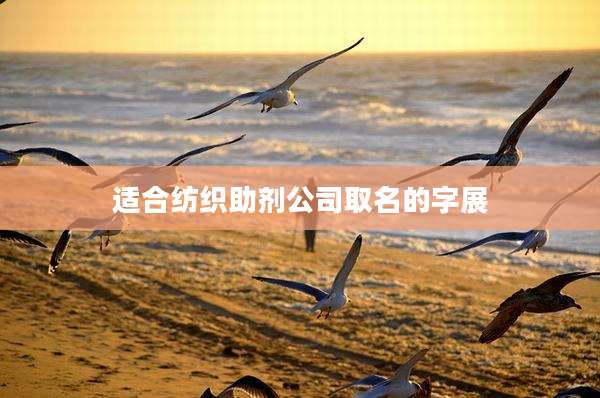 适合纺织助剂公司取名的字展
