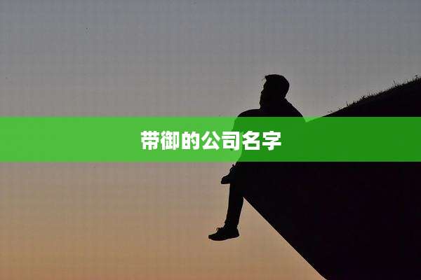 带御的公司名字