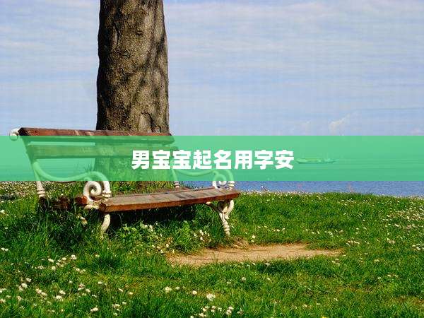 男宝宝起名用字安