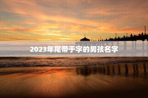 2023年尾带于字的男孩名字
