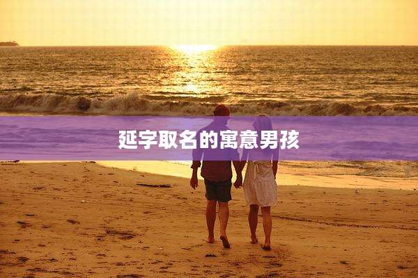 延字取名的寓意男孩