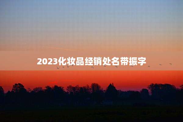 2023化妆品经销处名带振字