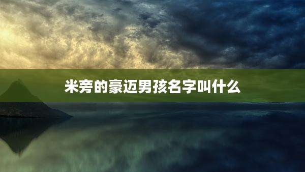 米旁的豪迈男孩名字叫什么