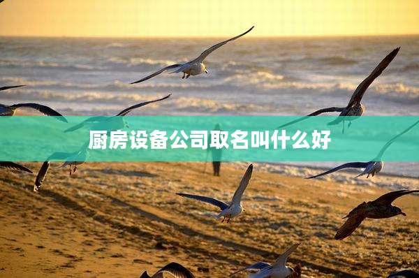 厨房设备公司取名叫什么好