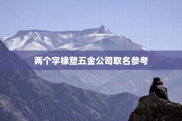 两个字橡塑五金公司取名参考