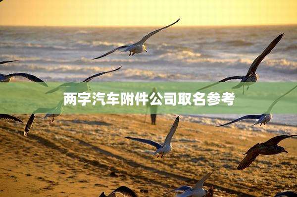 两字汽车附件公司取名参考