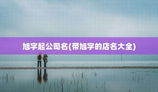 旭字起公司名(带旭字的店名大全)