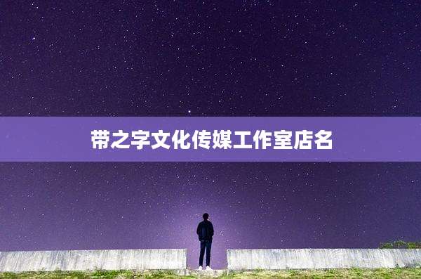 带之字文化传媒工作室店名