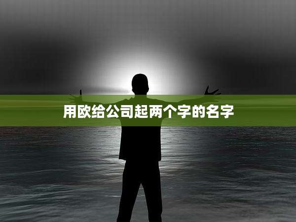 用欧给公司起两个字的名字