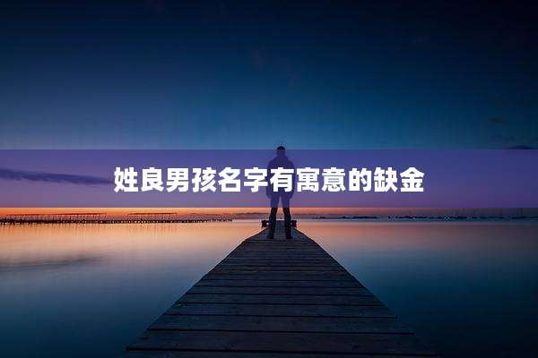 姓良男孩名字有寓意的缺金