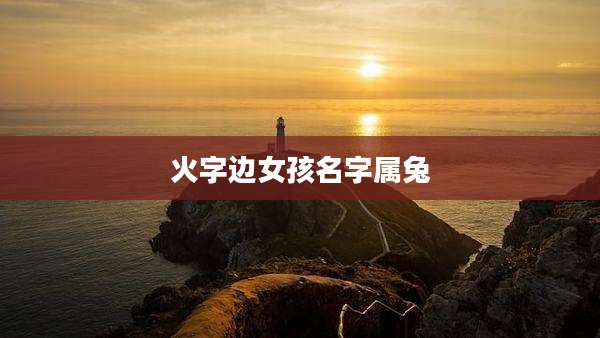火字边女孩名字属兔