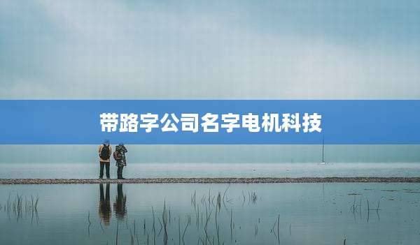 带路字公司名字电机科技