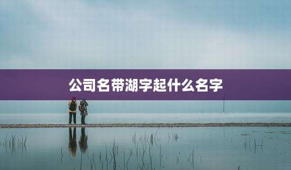 公司名带湖字起什么名字