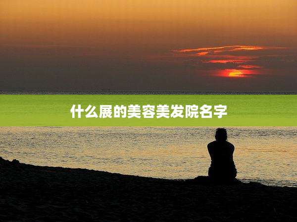 什么展的美容美发院名字