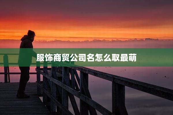 服饰商贸公司名怎么取最萌