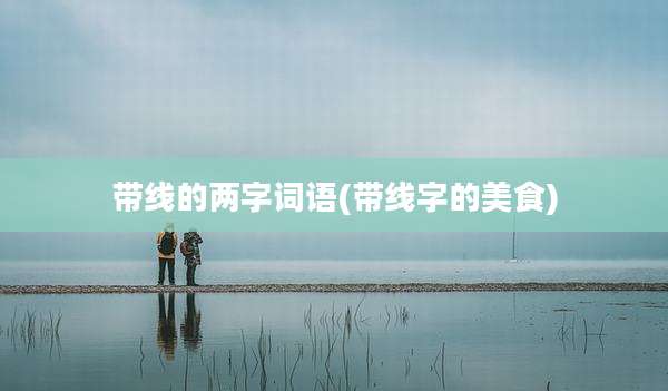 带线的两字词语(带线字的美食)