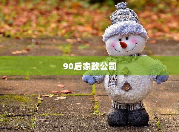 90后家政公司