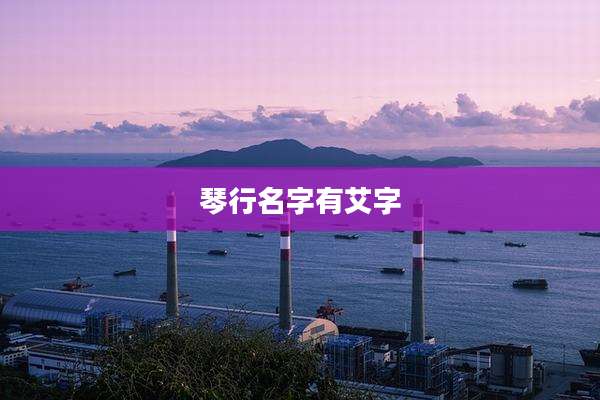 琴行名字有艾字