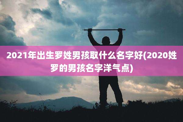 2021年出生罗姓男孩取什么名字好(2020姓罗的男孩名字洋气点)
