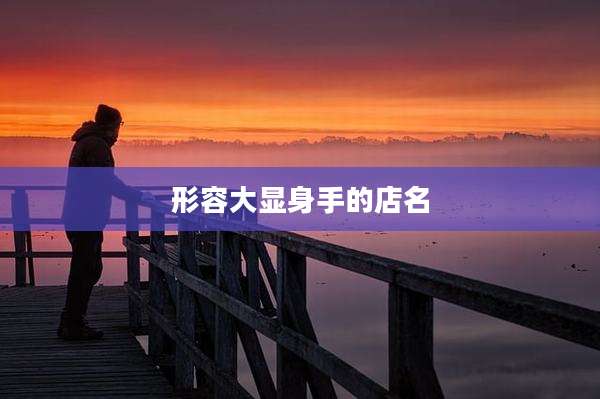 形容大显身手的店名