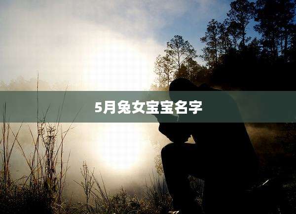 5月兔女宝宝名字