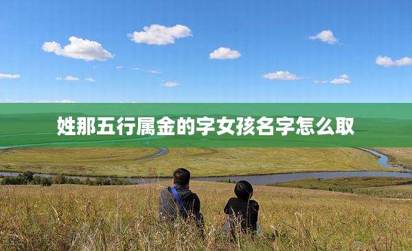 姓那五行属金的字女孩名字怎么取