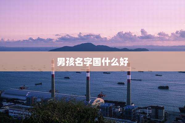 男孩名字国什么好