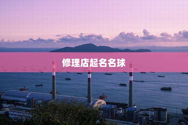 修理店起名名球