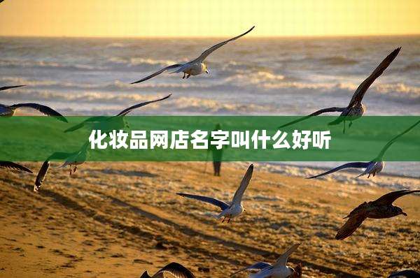 化妆品网店名字叫什么好听