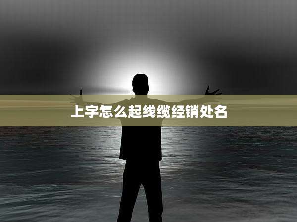 上字怎么起线缆经销处名