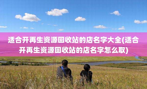 适合开再生资源回收站的店名字大全(适合开再生资源回收站的店名字怎么取)