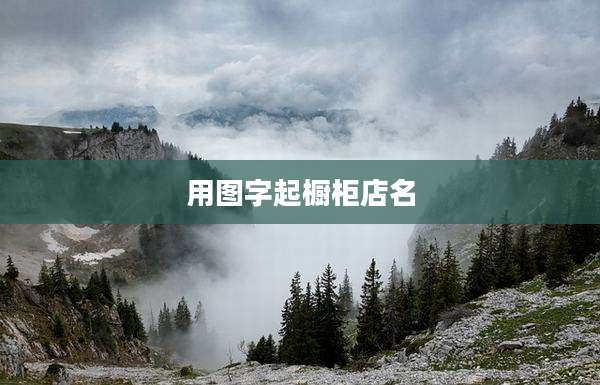 用图字起橱柜店名