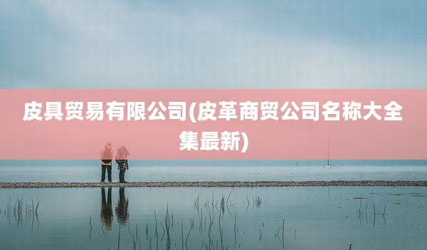 皮具贸易有限公司(皮革商贸公司名称大全集最新)