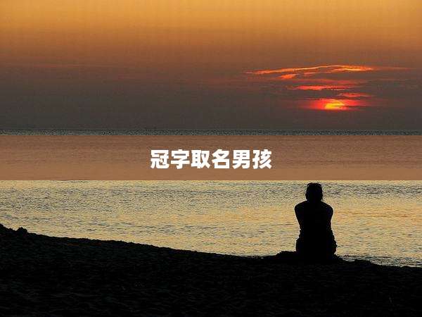 冠字取名男孩