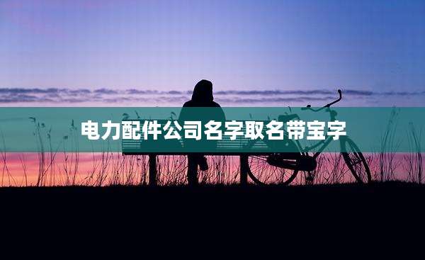 电力配件公司名字取名带宝字