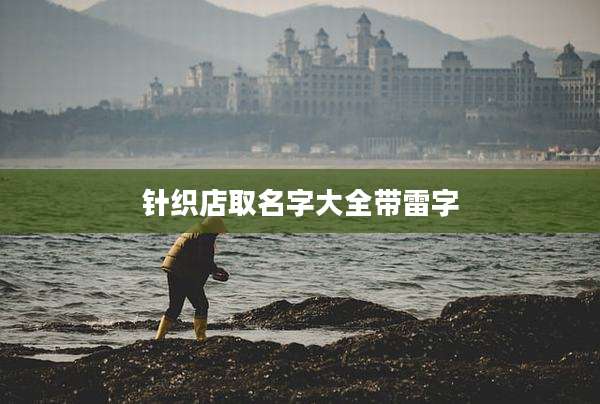 针织店取名字大全带雷字